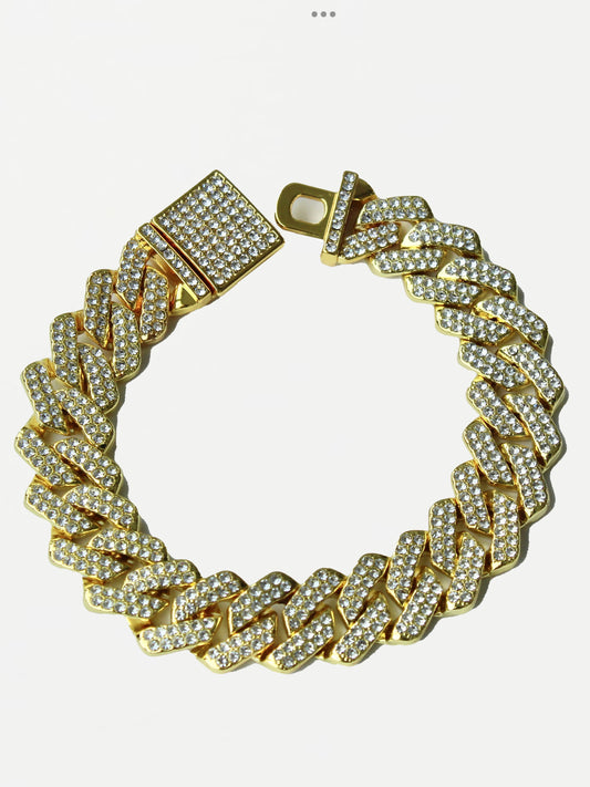 Gold Cuban Chain Bracelet